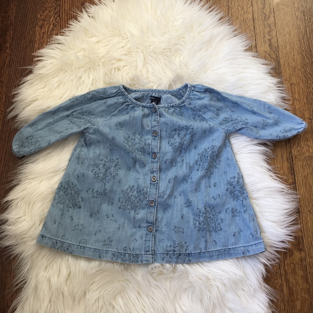 Gap Girls toddler denim dress. 18-24 months.